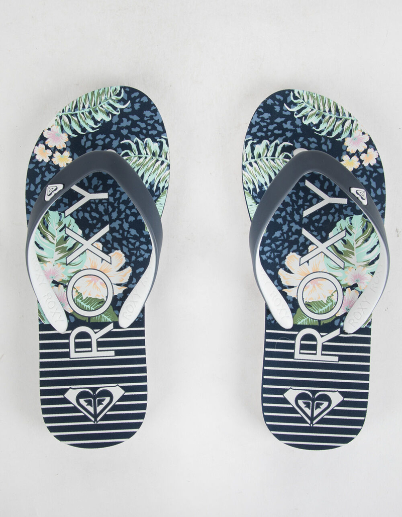 ROXY Tahiti Girls Navy Sandals image number 1