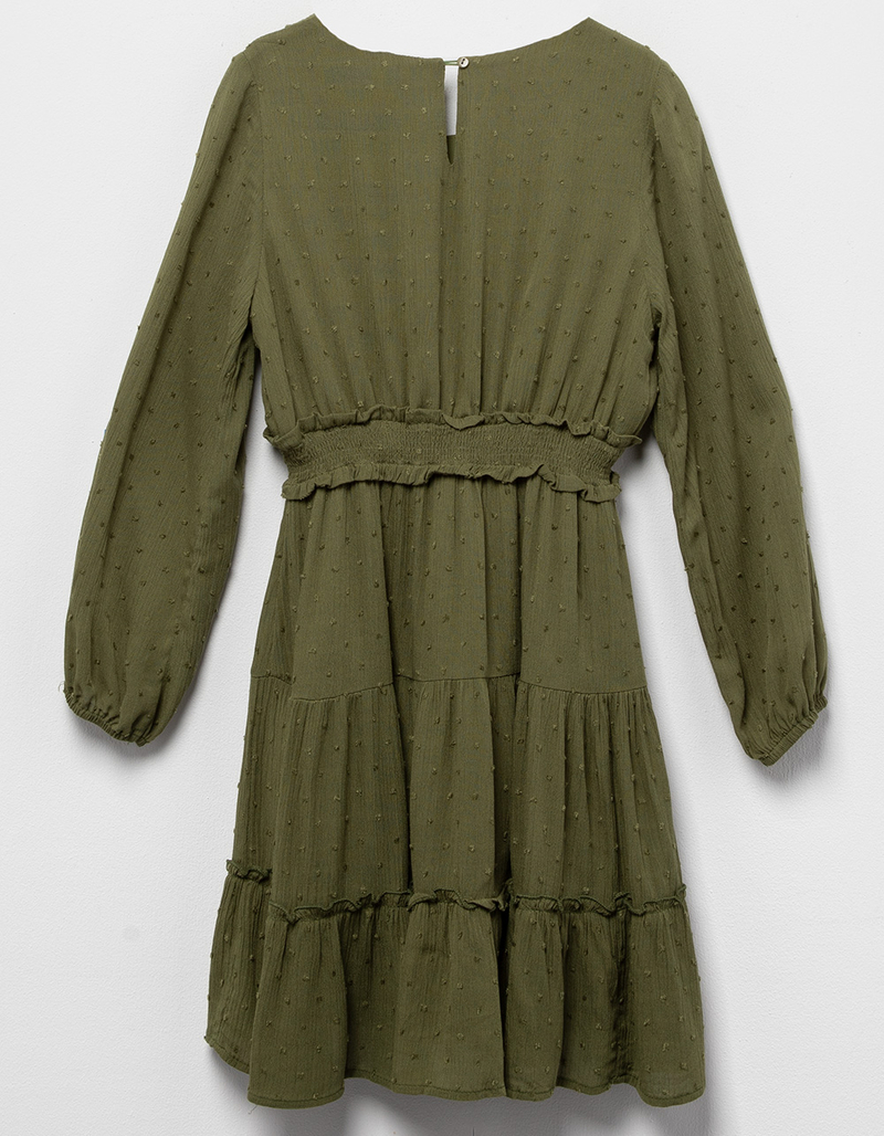 HAYDEN Swiss Dot Girls Babydoll Dress image number 1