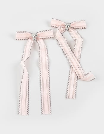FULL TILT 2 Pack Teddy Bear Bow Set Primary Image