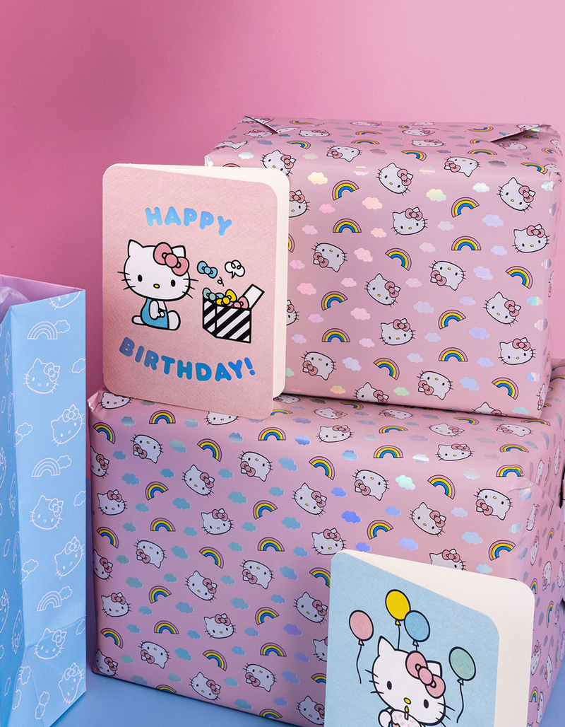 SANRIO x Studio Oh! Hello Kitty Rainbow Skies Gift Wrap image number 1