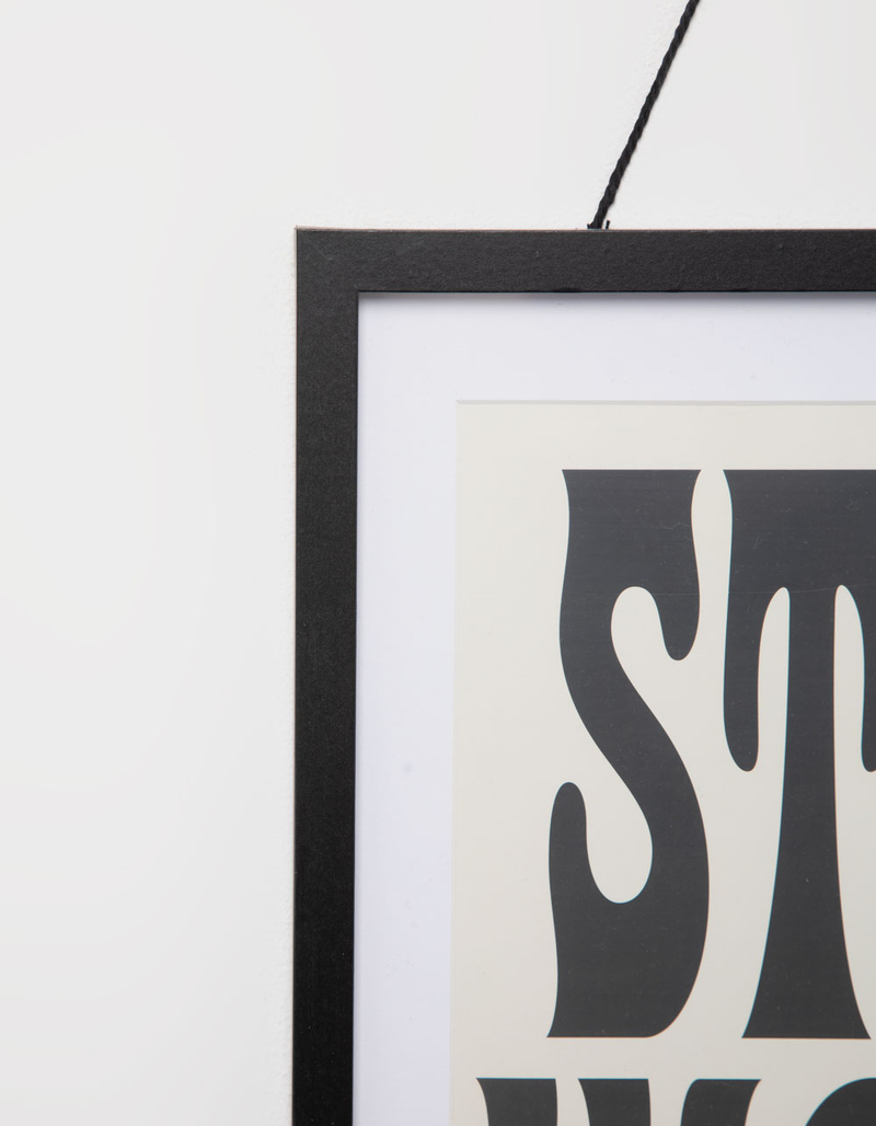 Stay Wavy Framed Print image number 1