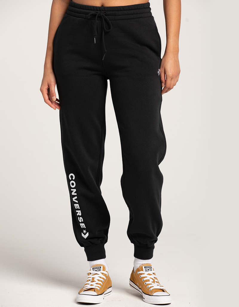 CONVERSE Woodmark Womens Fleece Jogger Pants image number 1