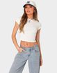 EDIKTED Better Basics Cropped Tee image number 1