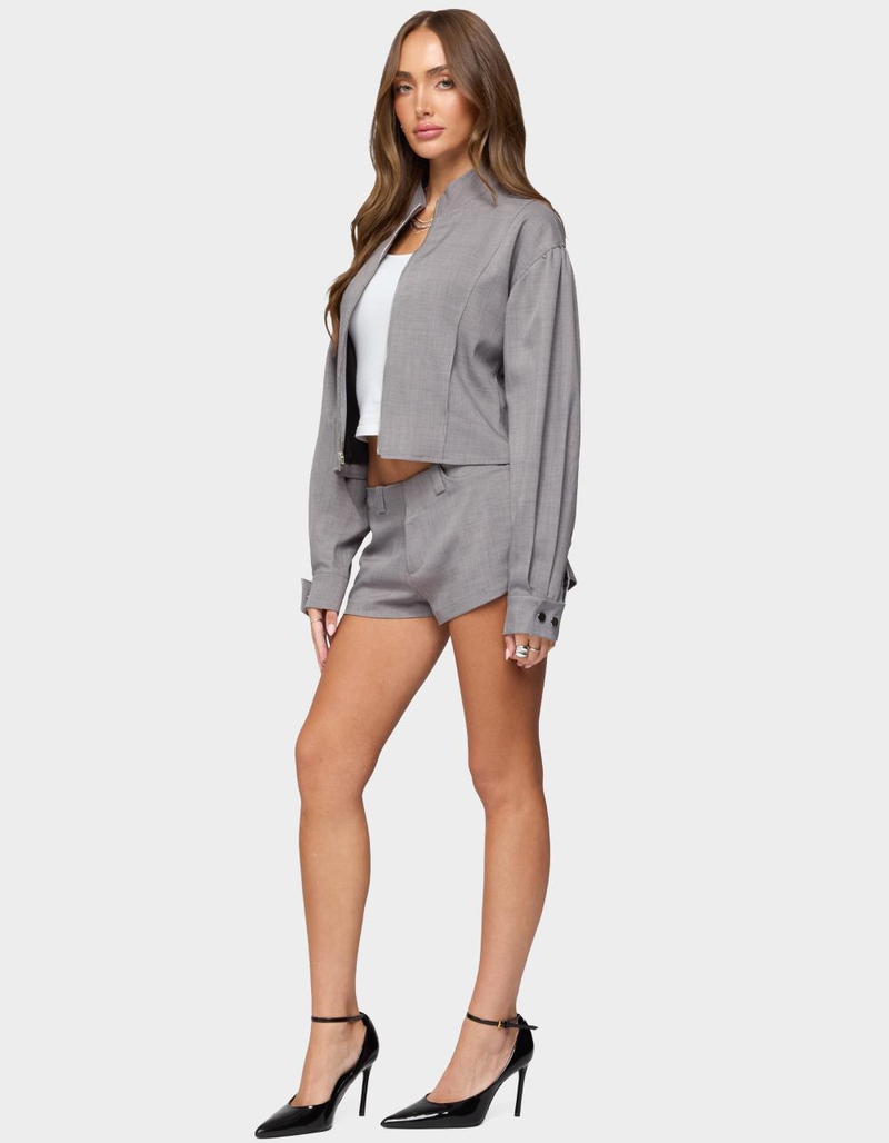 EDIKTED Roshelle Tailored Micro Shorts image number 3