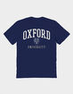 OXFORD UNIVERSITY Collegiate Crest Unisex Tee image number 1