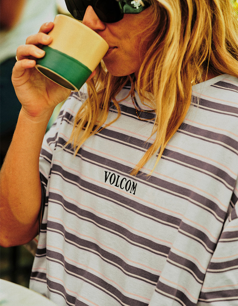 VOLCOM Coco Ho Womens Oversized Stripe Tee image number 1