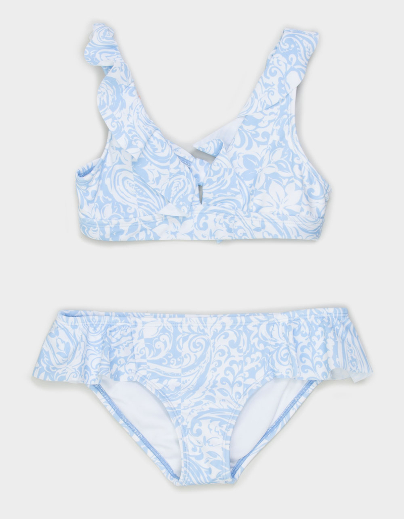 RAISIN Luna Girls Ruffle Triangle Top Bikini Set image number 0