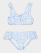 RAISIN Luna Girls Ruffle Triangle Top Bikini Set image number 1