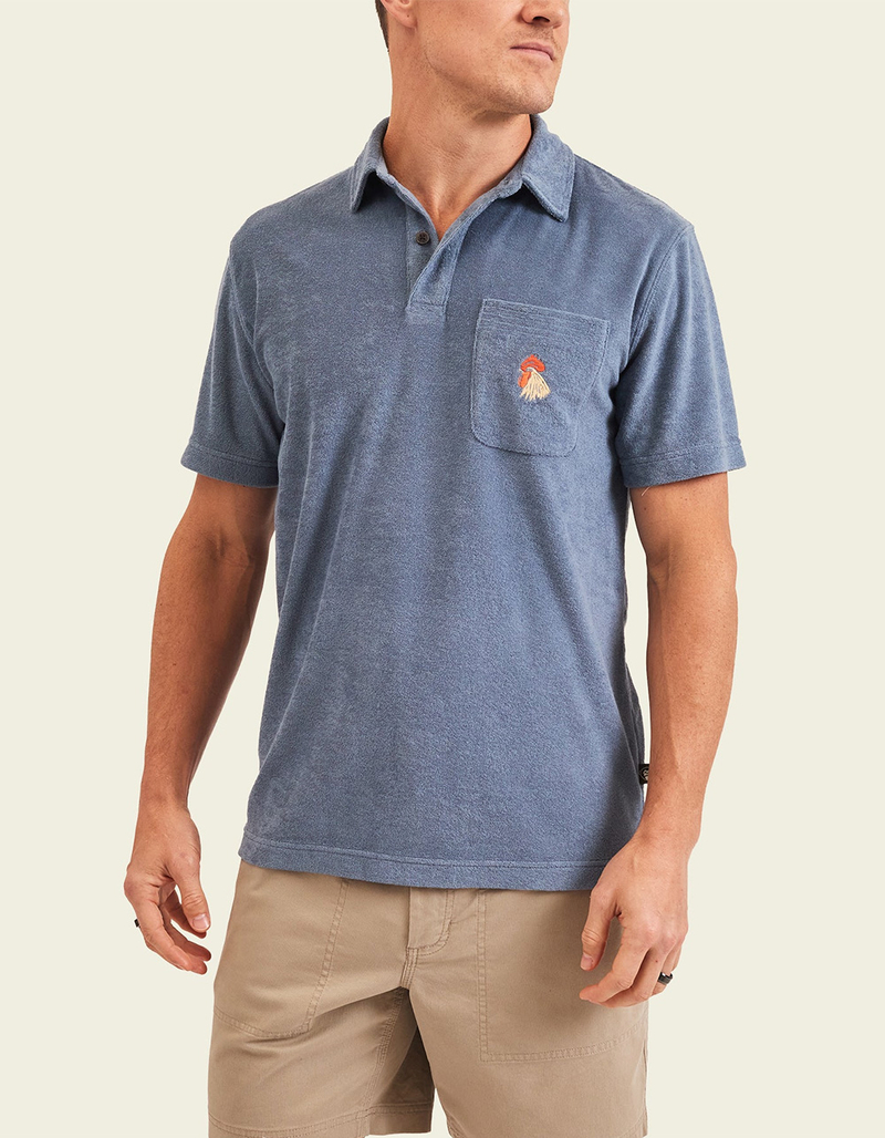 HOWLER BROTHERS Plusherman Terry Mens Polo Shirt image number 1