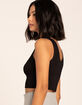 TILLYS Seamless Deep V Womens Tank Top image number 2
