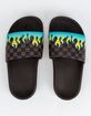 VANS Glow Flame Boys Slide Sandals image number 2