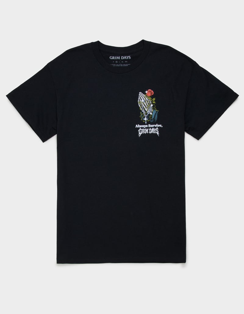 GRIM DAYS Survive Mens Tee image number 1