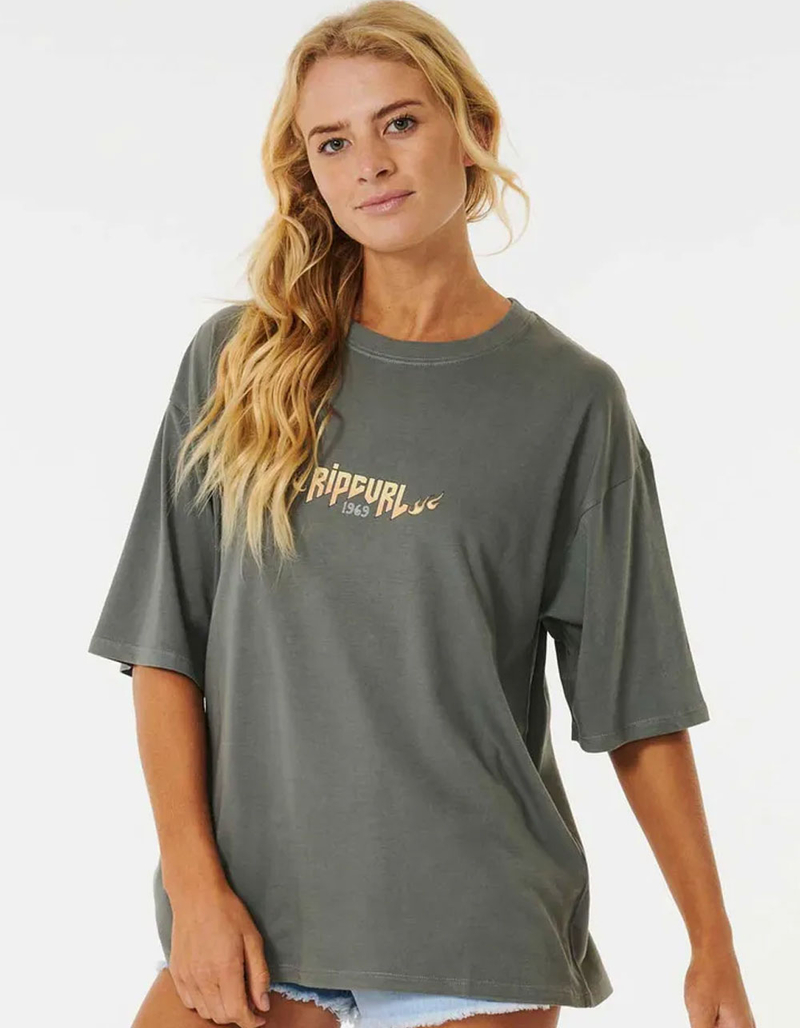 RIP CURL Tour Heritage Womens Oversized Tee image number 2