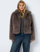 NOISY MAY Evie Womens Faux Fur Jacket image number 5
