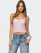 EDIKTED Aryah Ruffled Tank Top image number 1