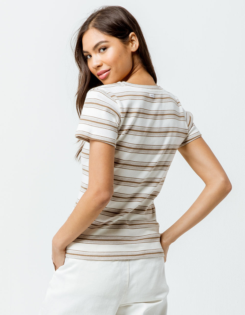 RVCA Seasons Change Striped Womens Tee image number 2