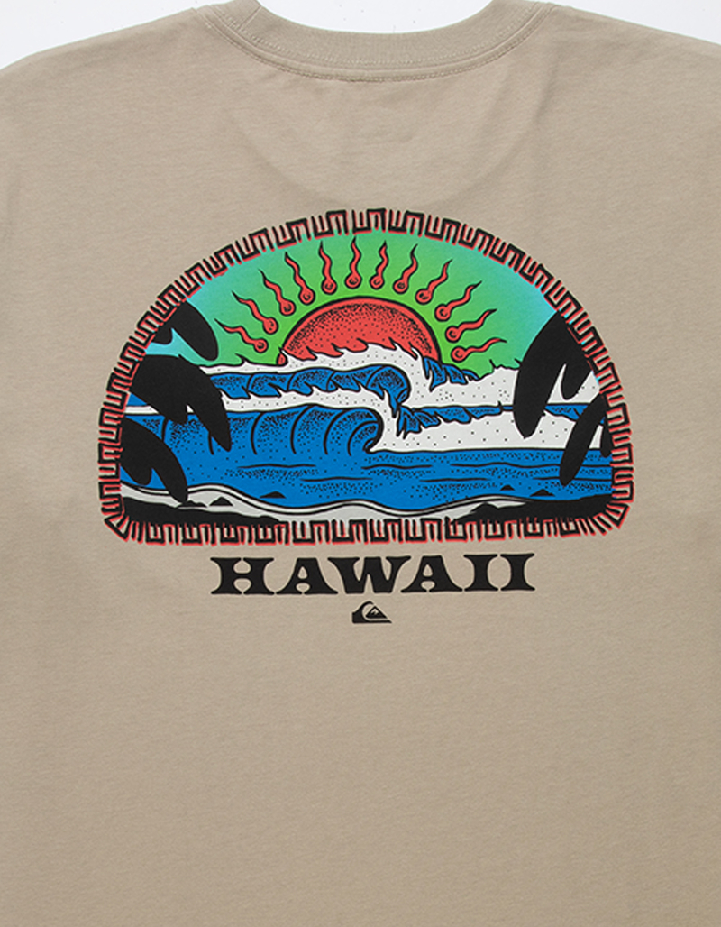 QUIKSILVER Hawaii Blazing Sun Mens Tee image number 2