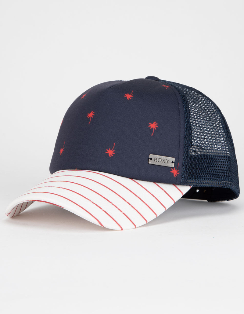 ROXY Water Come Down Blue Womens Trucker Hat image number 0