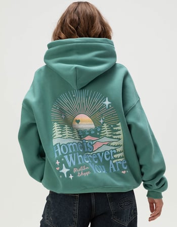 MALIBU SKYYE Home Is Wherever You Are Womens Hoodie MALIBU SKYYE Home Is Wherever You Are Womens Hoodie Primary Image