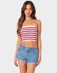 EDIKTED Lexi Ribbed Tube Top image number 1