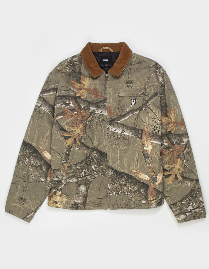 HUF x Realtree Megablast Mens Camo Work Jacket image number 0