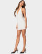 EDIKTED Claire Backless Halter Mini Dress image number 1