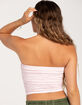 TILLYS Seamless Textured Lace Womens Tube Top image number 3