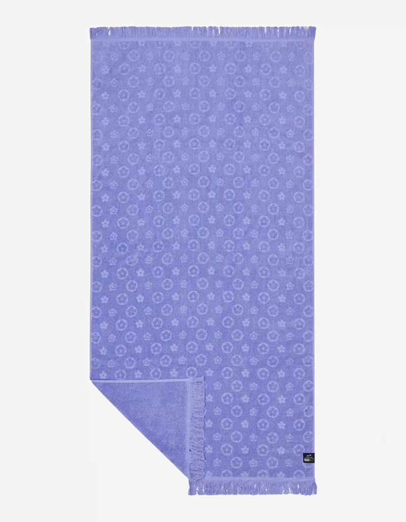 SLOWTIDE x Beach Riot Wavy Floral Beach Towel image number 0