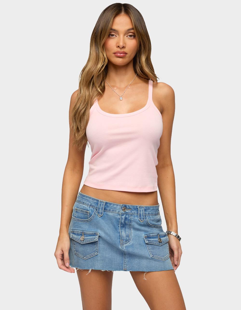 EDIKTED Basic Babe Tank Top image number 0