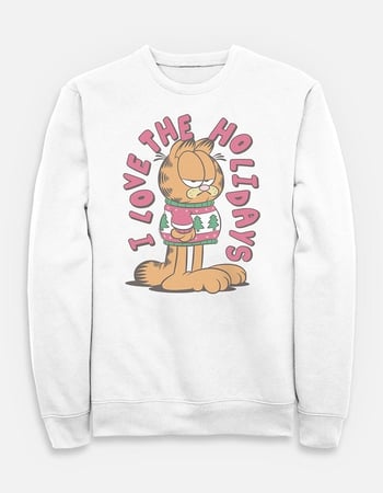 GARFIELD I Love The Holidays Unisex Crewneck Sweatshirt Primary Image