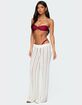 EDIKTED Echo Ladder Knit Pants image number 3