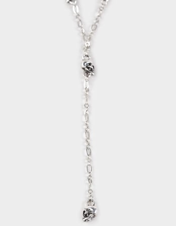 FULL TILT Lariate Skull/Pearl Necklace Alternative Image