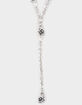 FULL TILT Lariate Skull/Pearl Necklace image number 2