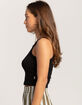 BRIXTON Organic Rib High Neck Womens Tank Top image number 3