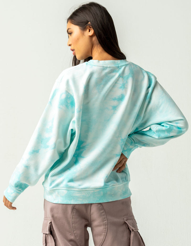 OBEY Warden Tie Dye Womens Crew Sweatshirt image number 2