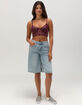 FULL TILT Two-Tone Lace Womens Bralette image number 2