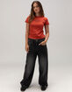 BDG Urban Outfitters Hot Mess Womens Baby Tee image number 2
