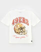 THE WILD COLLECTIVE San Francisco 49ers Helmet Mens Boxy Tee image number 1