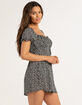 RSQ Womens Puff Sleeve Romper image number 3