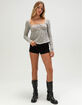BDG Urban Outfitters Brittney Womens Long Sleeve Babydoll Top image number 2