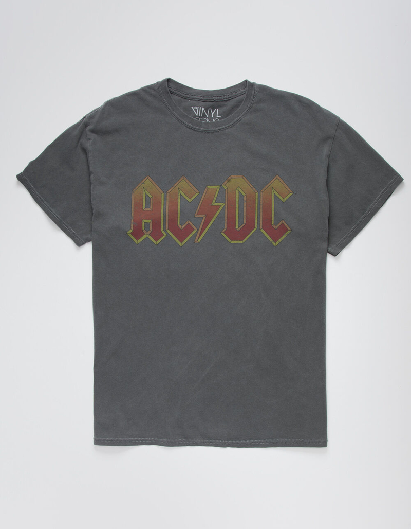 THE VINYL ICONS AC/DC Logo Mens T-Shirt image number 0
