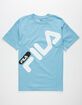 FILA Micah Light Blue Mens T-Shirt image number 1