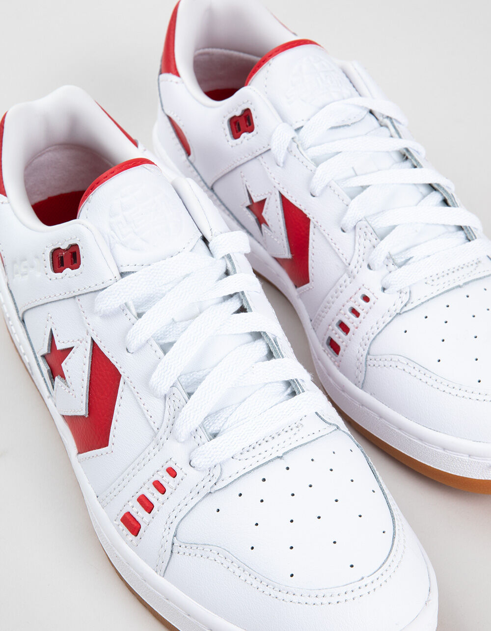 CONVERSE AS-1 Pro Leather Low Top Shoes - WHT/RED | Tillys