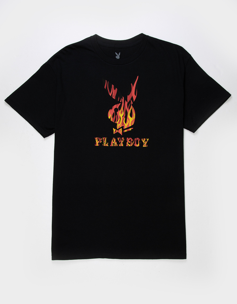 COLOR BARS x Playboy Flames Mens Tee image number 0