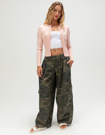RSQ Womens High Rib Boyfriend Cardigan Alternative Image