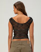 BDG Urban Outfitters Fia Check Womens Off The Shoulder Top image number 4