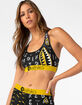 ETHIKA Bomber Word Finder Sports Bra image number 1