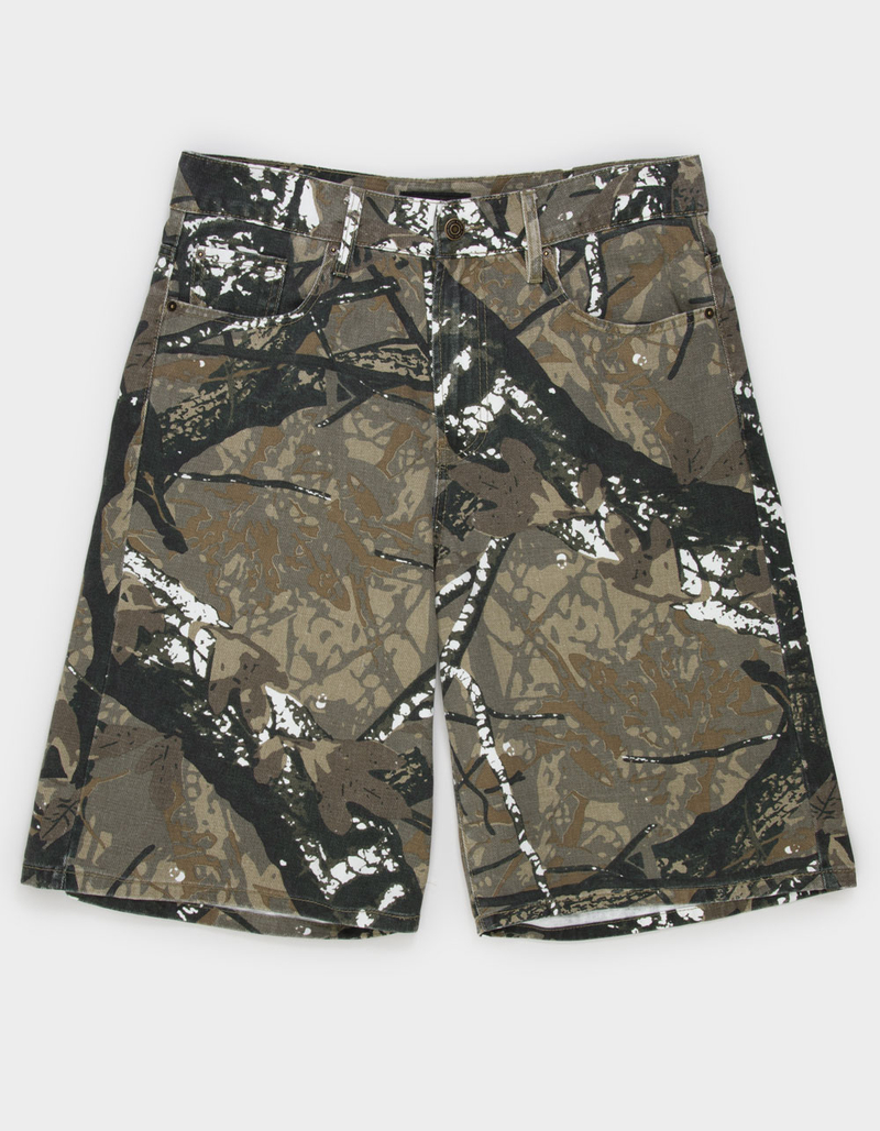 RSQ Mens Camo Print Jorts image number 0