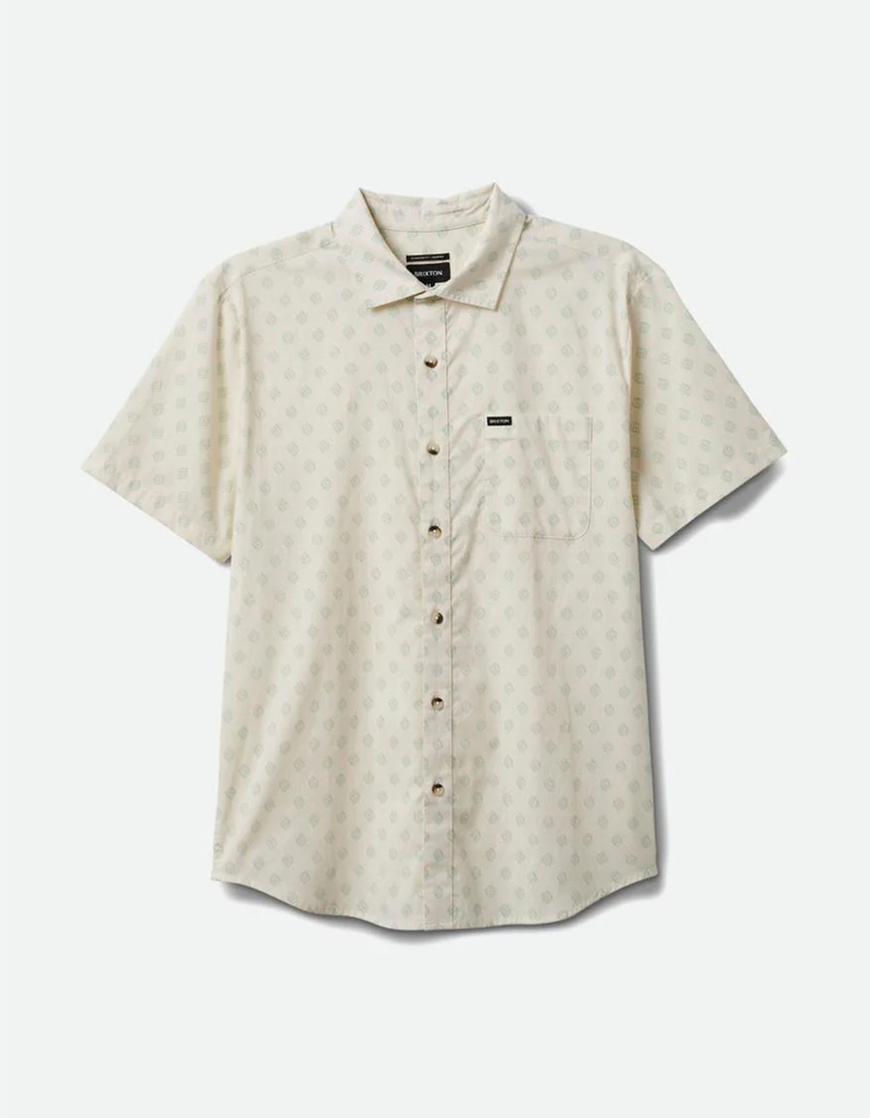 BRIXTON Charter Print Mens Button Up Shirt image number 1