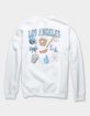 LOS ANGELES Baseball Icons Distressed Unisex Crewneck Sweatshirt image number 2